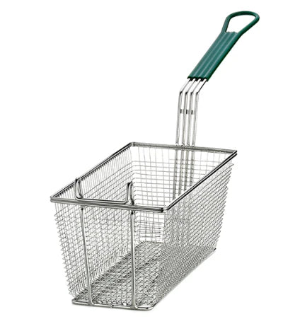 Rectangular Fry Basket with Hook Green