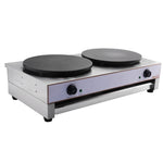 Crepe Maker 400mm x 2 Twin Crepe Tray