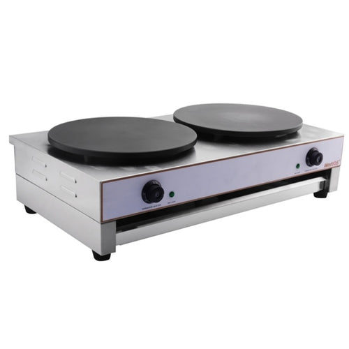 Crepe Maker 400mm x 2 Twin Crepe Tray
