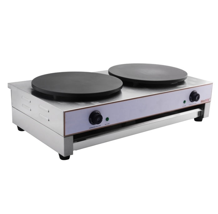 Crepe Maker 400mm x 2 Twin Crepe Tray