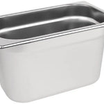 1/4 One Fourth Size Stainless Steel Gastronorm Container