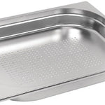 1/2 Half Size Perforated Stainless Steel Gastronorm Container