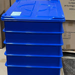 5 Colour Coded Dough Storage-Tray With 1 Lid