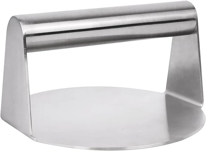 Burger Press - Round - Stainless Steel