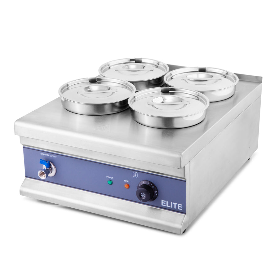 4 POT ROUND BAIN MARIE