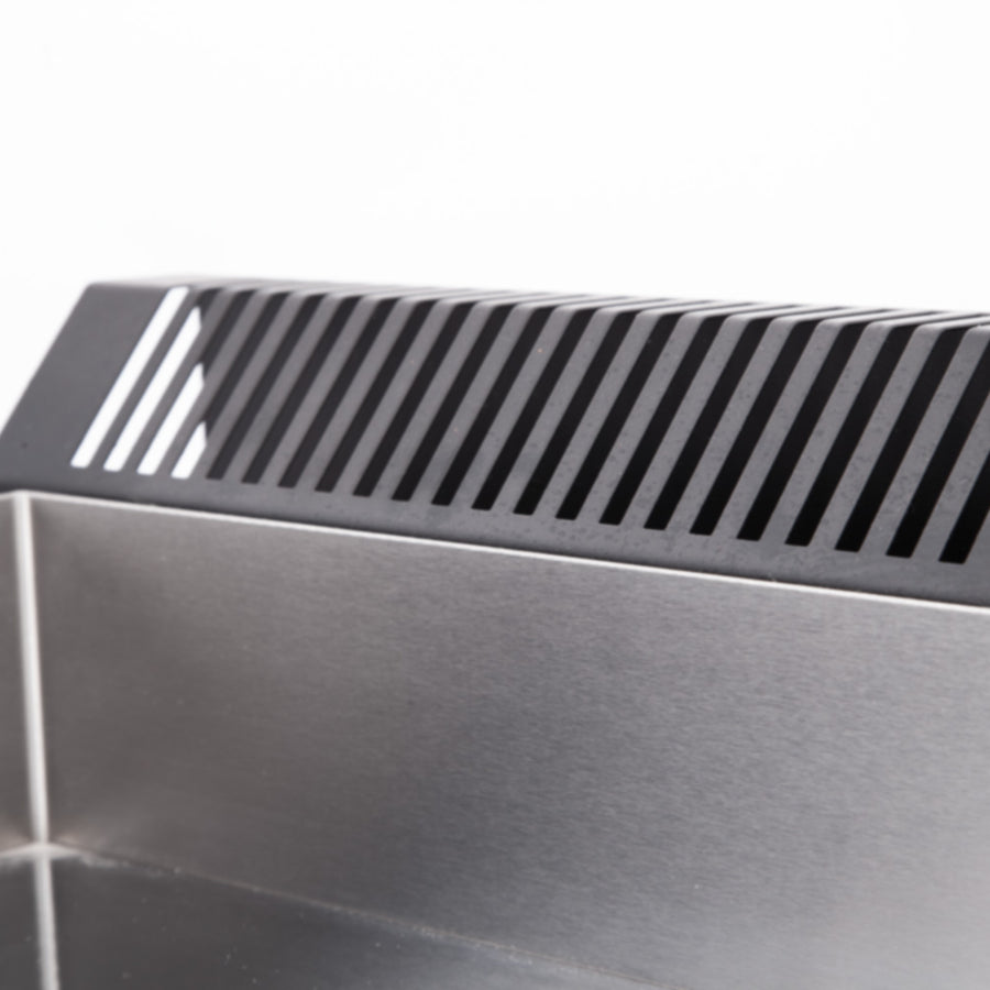 35CM NATURAL GAS GRIDDLE CHROME TOP