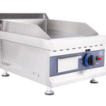 35CM NATURAL GAS GRIDDLE CHROME TOP