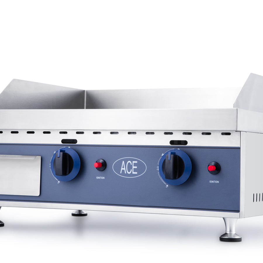 60CM NATURAL GAS GRIDDLE MILD STEEL