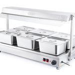 HOT PLATE FOOD WARMER HEATED LIGHTS
