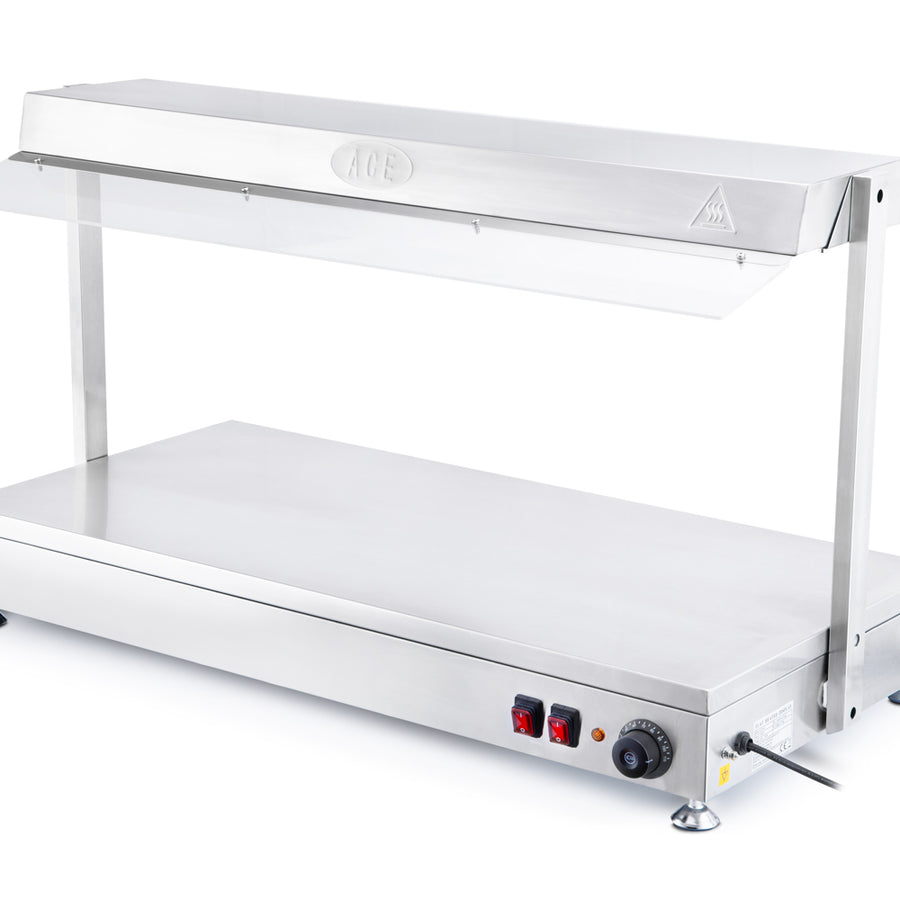 HOT PLATE FOOD WARMER HEATED LIGHTS