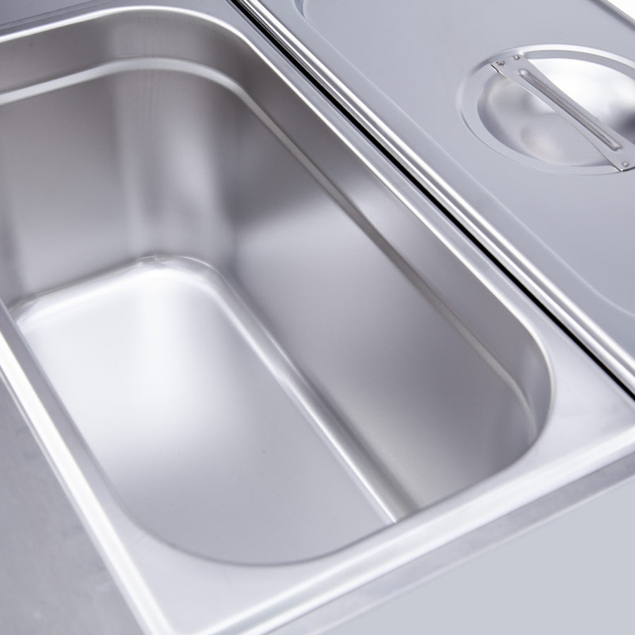 3 POT SQUARE BAIN MARIE