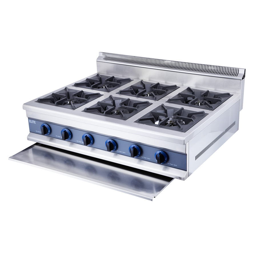 6 BURNER GAS COOKER