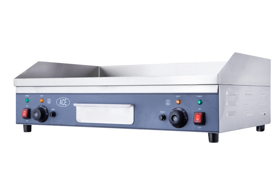 75CM ELECTRIC CHROME GRIDDLE