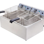 17L EACH SIDE DOUBLE FRYER