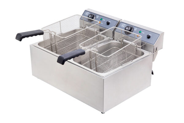 17L EACH SIDE DOUBLE FRYER