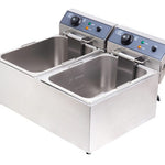 17L EACH SIDE DOUBLE FRYER