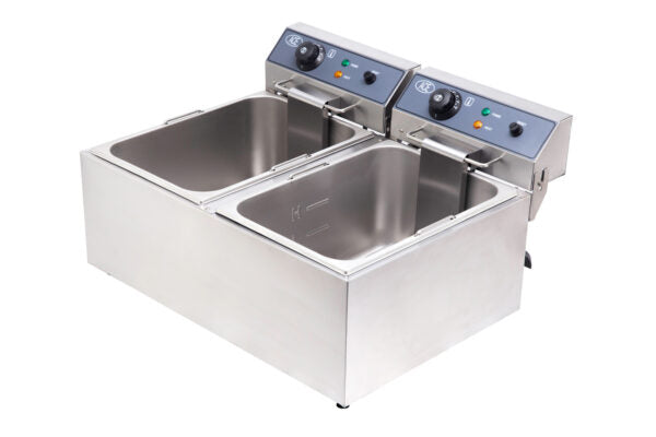 17L EACH SIDE DOUBLE FRYER