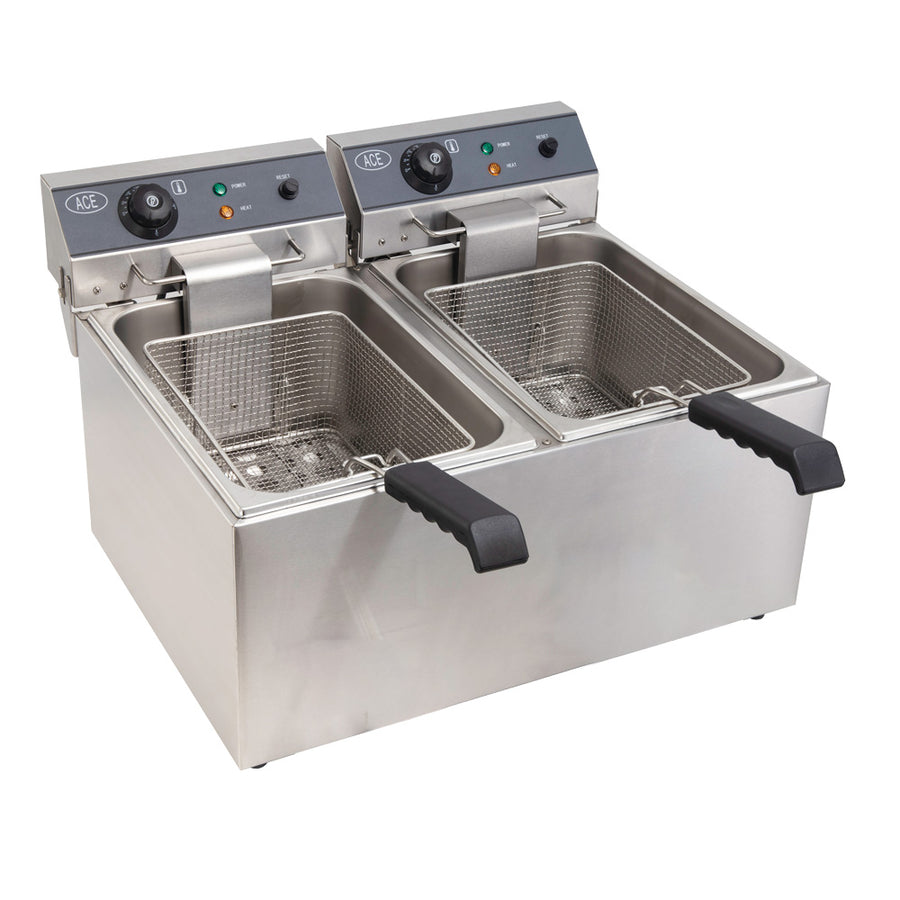 17L EACH SIDE DOUBLE FRYER