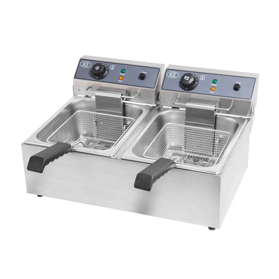 10L EACH SIDE DOUBLE FRYER