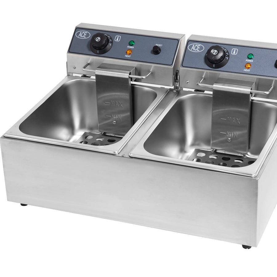 10L EACH SIDE DOUBLE FRYER