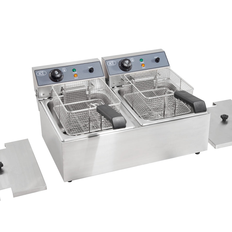 10L EACH SIDE DOUBLE FRYER