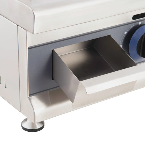 110CM NATURAL GAS GRIDDLE CHROME