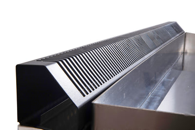 90CM LPG GAS GRIDDLE CHROME