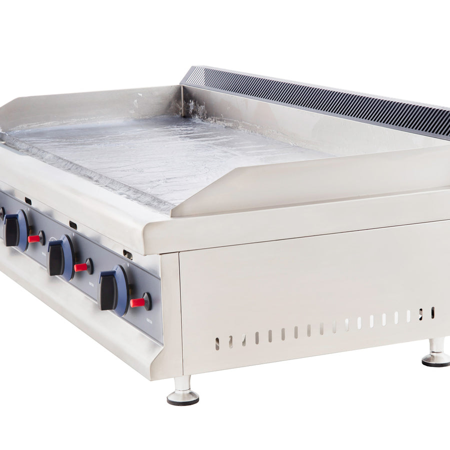 110CM NATURAL GAS  GRIDDLE MILD STEEL