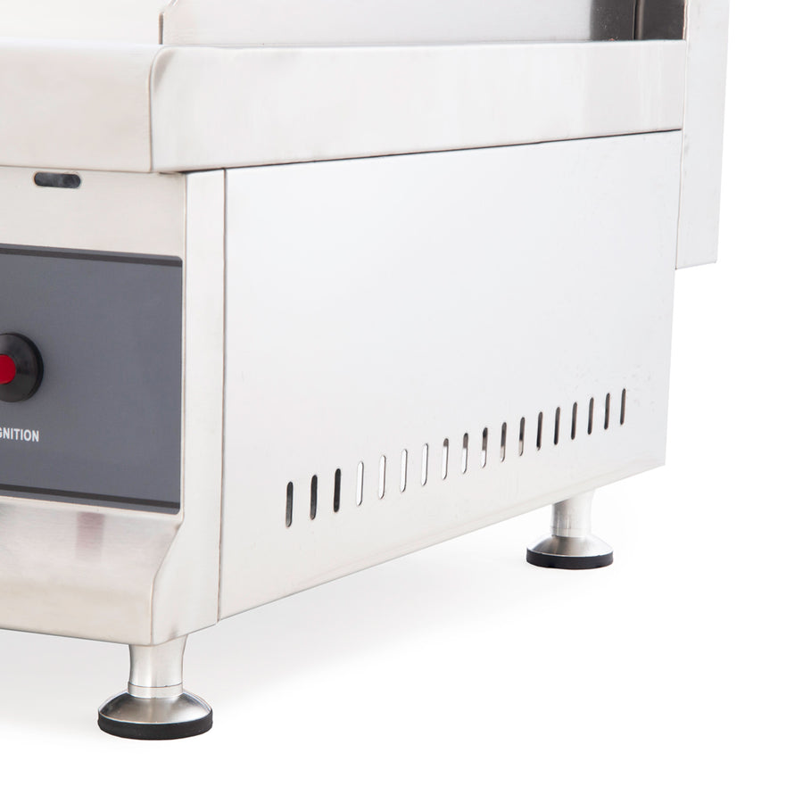 90CM LPG GAS GRIDDLE MILD STEEL