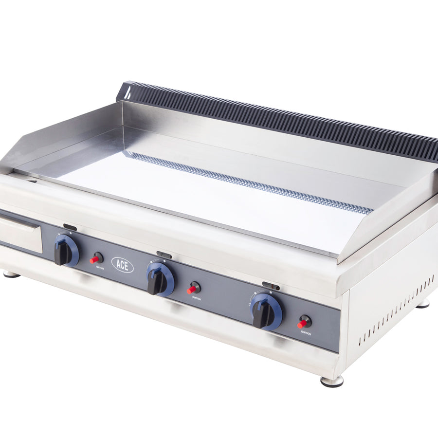 90CM LPG GAS GRIDDLE MILD STEEL