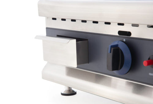 75CM NATURAL GAS GRIDDLE CHROME