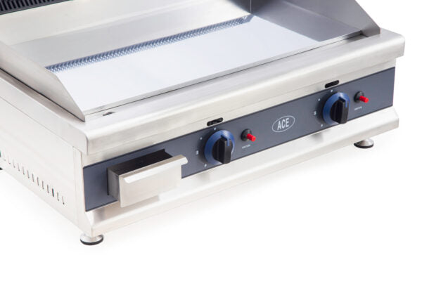 75CM NATURAL GAS GRIDDLE CHROME