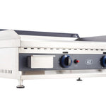 75CM NATURAL GAS GRIDDLE CHROME