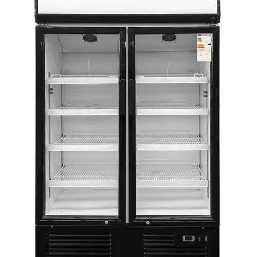 2 HINGE DOOR UPRIGHT DRINK FRIDGE LC-828M2F