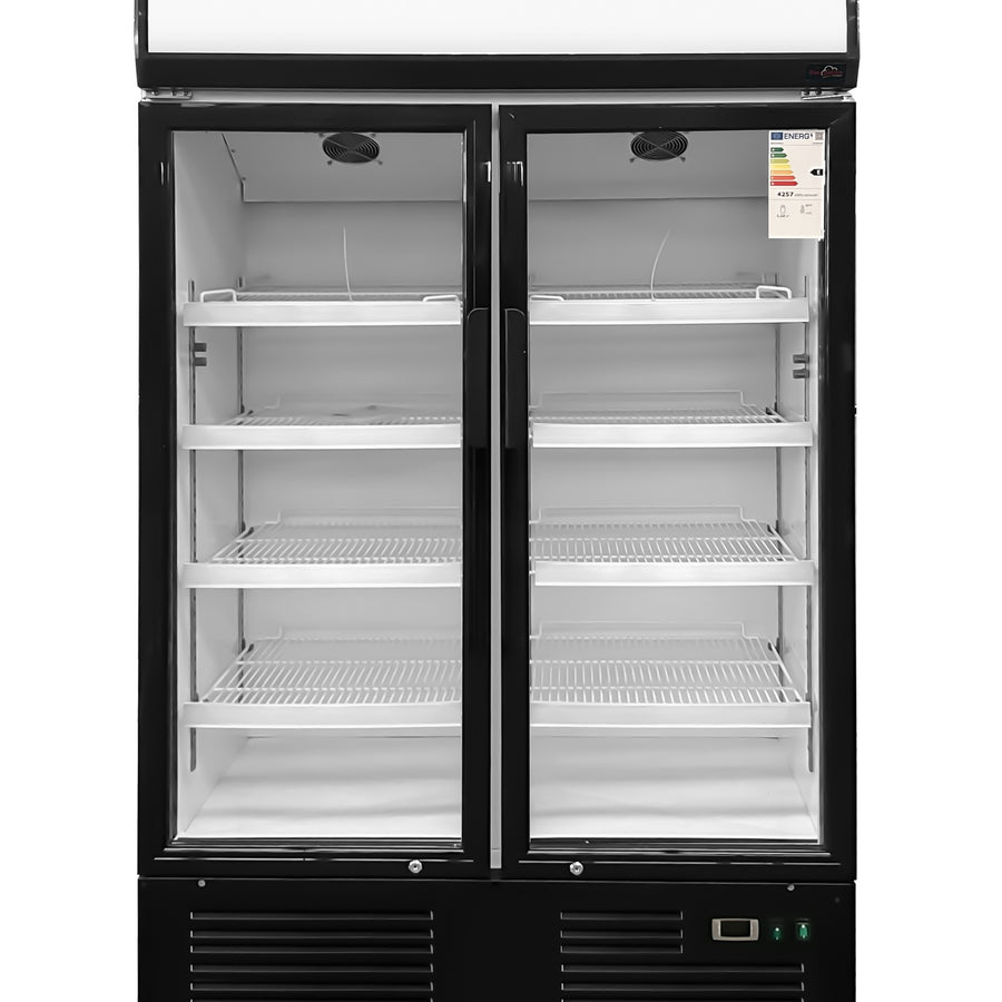 2 HINGE DOOR UPRIGHT DRINK FRIDGE LC-828M2F