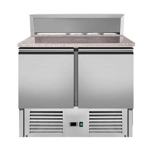 2 DOOR MARBLE TOP FRIDGE THPS900