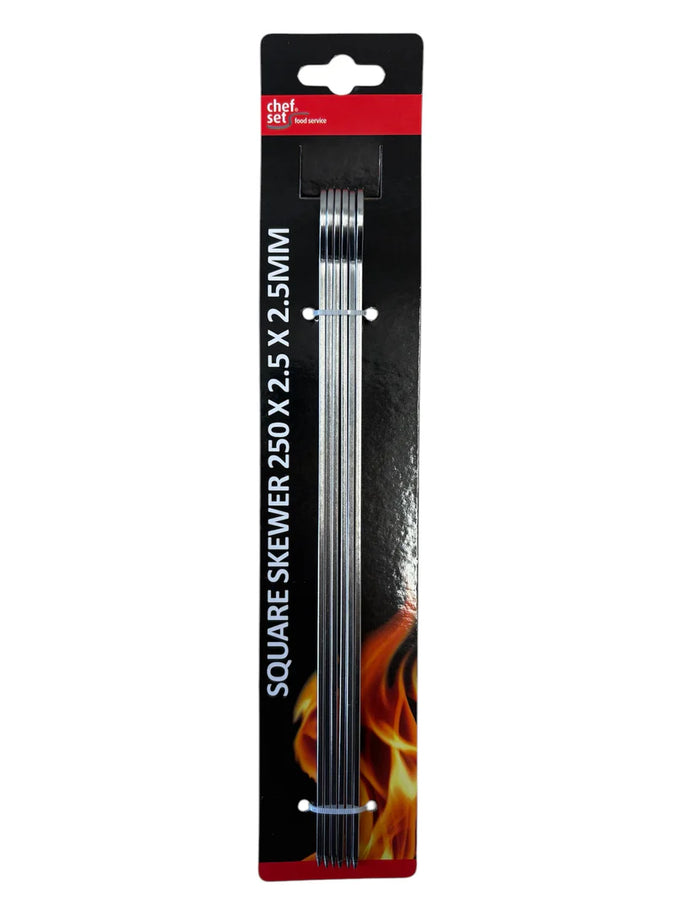Square Skewer 250x2.5x2.5mm