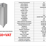 SINGLE DOOR UPRIGHT FREEZER THL650BT