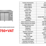 3 DOOR UNDERCOUNTER  FRIDGE THP3100TN