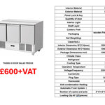 3 DOOR SALAD FRIDGE THS903